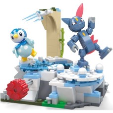 MEGA Pokémon - Plinfas und Sniebels Schneetag, Konstruktionsspielzeug(171-teilig)
