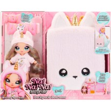 MGA Entertainment Na! Na! Na! Surprise 3-in-1 Backpack Bedroom Unicorn Britney Sparkles, Puppe