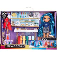 MGA Entertainment Rainbow High High Dream & Design Fashion Studio Playset mit Skyler, Puppe