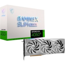 MSI GeForce RTX 4060 Ti GAMING X SLIM 16G WHITE, Grafikkarte(DLSS 3, 3x DisplayPort, 1x HDMI)