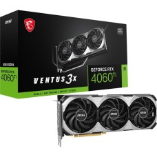 MSI GeForce RTX 4060 Ti VENTUS 3X 8G OC, Grafikkarte(DLSS 3, 3x DisplayPort, 1x HDMI 2.1)