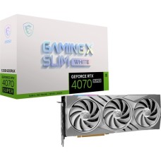 MSI GeForce RTX 4070 SUPER 12G GAMING X SLIM WHITE, Grafikkarte(DLSS 3, 3x DisplayPort, 1x HDMI 2.1)
