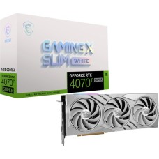 MSI GeForce RTX 4070 Ti SUPER 16G GAMING X SLIM WHITE, Grafikkarte(weiß, DLSS 3, 3x DisplayPort, 1x HDMI 2.1a)