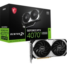 MSI GeForce RTX 4070 Ti SUPER 16G VENTUS 2X OC, Grafikkarte(DLSS 3, 3x DisplayPort, 1x HDMI 2.1a)