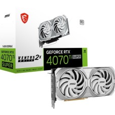MSI GeForce RTX 4070 Ti SUPER 16G VENTUS 2X WHITE OC, Grafikkarte(weiß, DLSS 3, 3x DisplayPort, 1x HDMI 2.1a)
