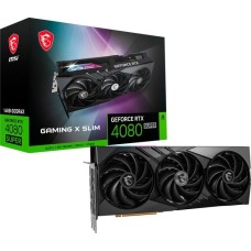 MSI GeForce RTX 4080 SUPER GAMING X SLIM, Grafikkarte(DLSS 3, 2x DisplayPort, 2x HDMI 2.1)