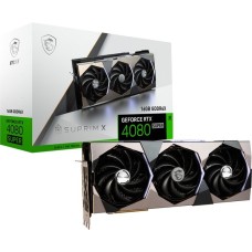 MSI GeForce RTX 4080 SUPER SUPRIM X, Grafikkarte(DLSS 3, 3x DisplayPort, 1x HDMI 2.1)