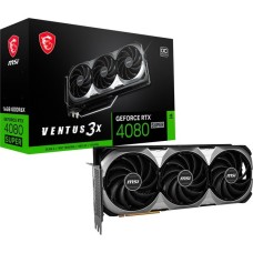 MSI GeForce RTX 4080 SUPER VENTUS 3X OC, Grafikkarte(DLSS 3, 3x DisplayPort, 1x HDMI 2.1)