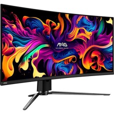MSI MAG 341CQPDE QD-OLED, Gaming-Monitor(86.8 cm (34.2 Zoll), schwarz, UWQHD, QD-OLED, Curved, Adaptive-Sync, HDR, 175Hz Panel)