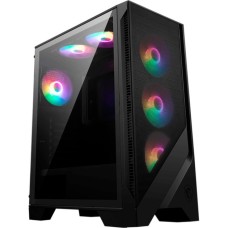 MSI MAG FORGE 120A AIRFLOW , Tower-Gehäuse(schwarz, Tempered Glass)