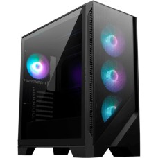 MSI MAG FORGE 320R AIRFLOW, Tower-Gehäuse(schwarz, Tempered Glass)