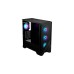 MSI MAG FORGE 320R AIRFLOW, Tower-Gehäuse(schwarz, Tempered Glass)