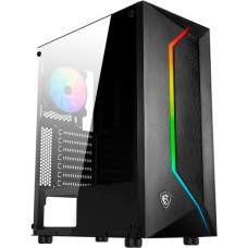 MSI MAG Vampiric 100R , Tower-Gehäuse(schwarz, Tempered Glass)