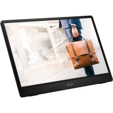 MSI PRO MP161DE E2, LED-Monitor(36.9 cm (15.6 Zoll), dunkelgrau, FullHD, IPS, USB-C, Mini-HDMI)