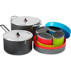 MSR Flex 4 Koch-Set, Topf-Set(grau, Kochsystem für 4 Personen)