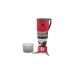 MSR WindBurner Personal Stove System 1L Red, Gaskocher(grau/rot, für 1 Person, 5-teiliges Kochset, Modell 2021)