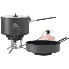 MSR WindBurner Stove System Combo, Gaskocher(grau, für 2-4 Personen, 4-teiliges Kochset, Modell 2021)