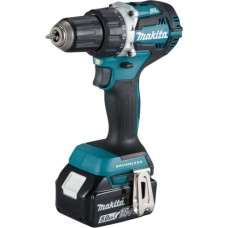 Makita Akku-Bohrschrauber DDF484RTJ, 18Volt(blau/schwarz, 2x Li-Ionen Akku 5,0Ah, MAKPAC)