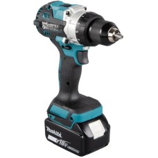 Makita Akku-Bohrschrauber DDF486RTJ, 18Volt(blau/schwarz, 2x Li-Ionen Akku 5,0Ah, MAKPAC Gr.2)