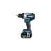 Makita Akku-Bohrschrauber DDF486RTJ, 18Volt(blau/schwarz, 2x Li-Ionen Akku 5,0Ah, MAKPAC Gr.2)