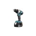 Makita Akku-Bohrschrauber DDF486RTJ, 18Volt(blau/schwarz, 2x Li-Ionen Akku 5,0Ah, MAKPAC Gr.2)