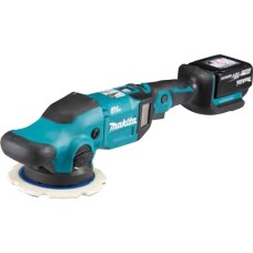 Makita Akku-Exzenterpolierer DPO600TKX1, 18Volt, Poliermaschine(blau/schwarz, 2x Li-Ionen Akku 5,0Ah)