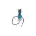 Makita Akku-Fettpresse DGP180RT, 18Volt, inkl. Zylinder A, Kartuschenpistole(blau/schwarz, Li-Ion-Akku 5,0Ah)