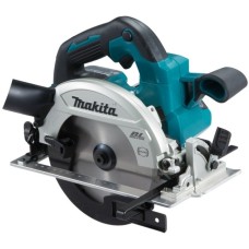 Makita Akku-Handkreissäge DHS661ZU, 18Volt(blau/schwarz, ohne Akku und Ladegerät, inkl. Funkadapter)