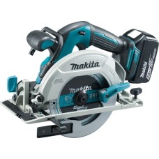 Makita Akku-Handkreissäge DHS680RTJ, 18Volt(blau/schwarz, 2x Li-Ionen-Akku 5,0 Ah, MAKPAC Gr.3)