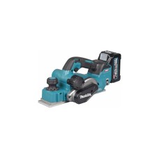 Makita Akku-Hobel KP001GM201, 40Volt, Elektrohobel(blau/schwarz, 2x Li-Ion XGT Akku 4,0Ah, MAKPAC Gr.3)