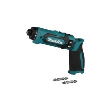 Makita Akku-Knickschrauber DF012DZ, 7,2Volt, Bohrschrauber(blau/schwarz, ohne Akku und Ladegerät)