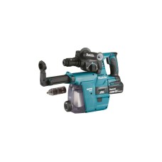 Makita Akku-Kombihammer DHR243RTJW, 18Volt, Bohrhammer(blau/schwarz, 2x Li-Ion-Akku 5,0 Ah, Staubabsaugung DX07, in MAKPAC Gr.4)