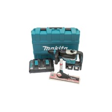 Makita Akku-Kombihammer DHR400PG2U, SDS-max, 36Volt (2x18V), Bohrhammer(blau/schwarz, 2x Li-Ionen Akku 6,0Ah, Funk-Adapter)