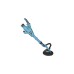 Makita Akku-Langhalsschleifer DSL801ZU, 18Volt, Wandschleifer(blau/schwarz, Bluetooth, ohne Akku und Ladegerät, inkl. WUT01)