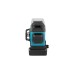 Makita Akku-Multilinienlaser SK700DZ, 12Volt, Kreuzlinienlaser(schwarz/blau, rote Laserlinien, ohne Akku und Ladegerät)