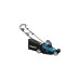 Makita Akku-Rasenmäher DLM432PT2, 36Volt (2x18Volt)(blau/schwarz, 2x Li-Ion Akku 5,0Ah)