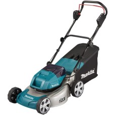 Makita Akku-Rasenmäher DLM463PG4, 36Volt (2x18Volt)(blau/schwarz, 4x Li-Ionen Akku 6,0Ah)