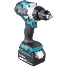 Makita Akku-Schlagbohrschrauber DHP486RTJ, 18Volt(blau/schwarz, 2x Li-Ionen Akku 5,0Ah, MAKPAC)