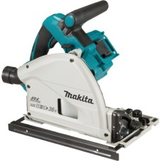 Makita Akku-Tauchsäge DSP600ZJ, 56mm, 36Volt (2x18V), Handkreissäge(blau/schwarz, ohne Akku und Ladegerät)