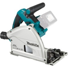 Makita Akku-Tauchsäge DSP601ZJU, 56mm, Bluetooth, 36Volt (2x18V), Handkreissäge(blau/schwarz, ohne Akku und Ladegerät)
