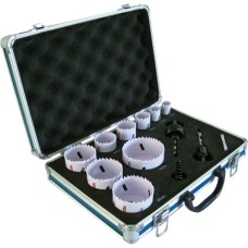 Makita BIM Lochsägen großes Elektriker-Set D-47282, Ø 19 - 68mm(12-teilig, Schnitttiefe 38mm, Koffer)