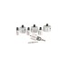 Makita EZYCHANGE-BIM-Lochsägen-Set Universal E-12295, Ø 25 - 76mm(9-teilig, Schnitttiefe 44mm, Koffer)
