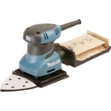 Makita Faust-Schwingschleifer BO4565J, 200 Watt(blau, MAKPAC)