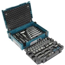Makita Handwerkzeug-Set E-08713, 120-teilig(inkl. Umschalt-Knarre 3/8", MAKPAC Gr.1)