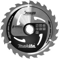 Makita Kreissägeblatt EFFICUT E-12217, Ø 165mm, 24Z(Bohrung 20mm, für Akku-Sägen)