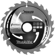 Makita Kreissägeblatt EFFICUT E-12239, Ø 185mm, 24Z(Bohrung 30mm, für Akku-Sägen)