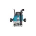 Makita Oberfräse RP1111CJFA(blau/schwarz, 1.100 Watt, MAKPAC Gr.3, inkl. 12-teiliges Fräser-Set)