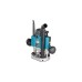 Makita Oberfräse RP1111CJFA(blau/schwarz, 1.100 Watt, MAKPAC Gr.3, inkl. 12-teiliges Fräser-Set)