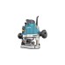 Makita Oberfräse RP1111CJFA(blau/schwarz, 1.100 Watt, MAKPAC Gr.3, inkl. 12-teiliges Fräser-Set)