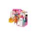 Mattel Barbie 2-in-1 Krankenwagen Spielset (mit Licht & Geräuschen), Spielfahrzeug